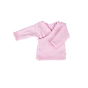 Maglioncino cache-coeur Velour Reversibile Rosa