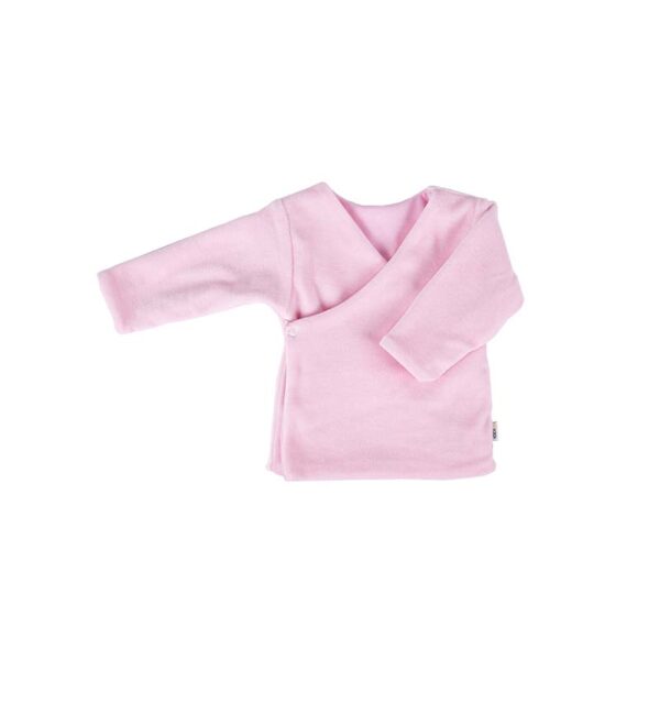 Maglioncino cache-coeur Reversibile Rosa