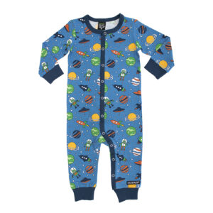 Tutina Pigiamino Space Print-Marine 🚀