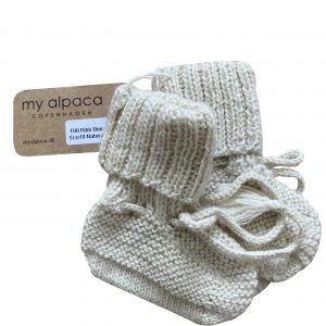 Scarpina in Baby Alpaca-Bianco