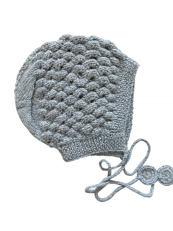 Cappellino Baby Alpaca-Grigio chiaro