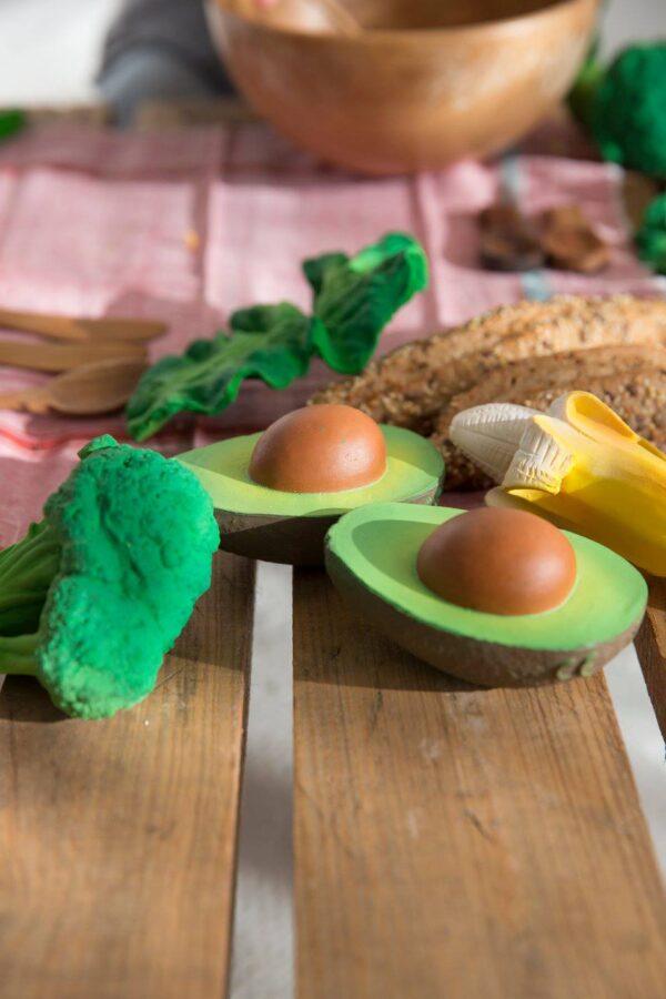 Avocado da Dentizione/Bagnetto in Gomma Naturale-ARNOLD - immagine 3