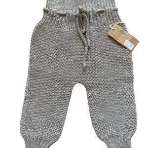 Pantaloni in Baby Alpaca-Grigio chiaro