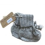 Scarpina in Baby Alpaca-Grigio chiaro