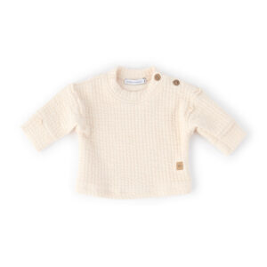 Maglia Manica Lunga in bambù organico-Bianco Latte