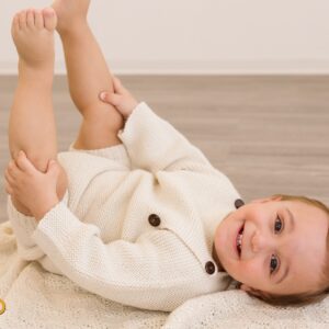 Copertina Baby Alpaca-Bianco
