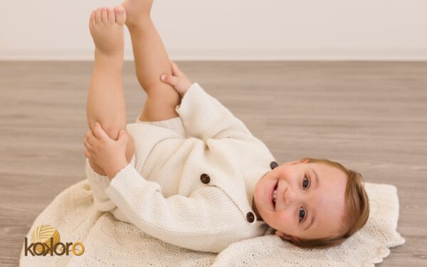 Copertina Baby Alpaca-Bianco