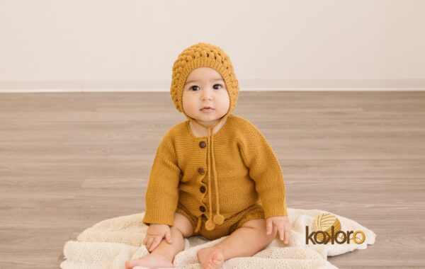 Cappellino in Baby Alpaca-Honey 🍯 - immagine 3