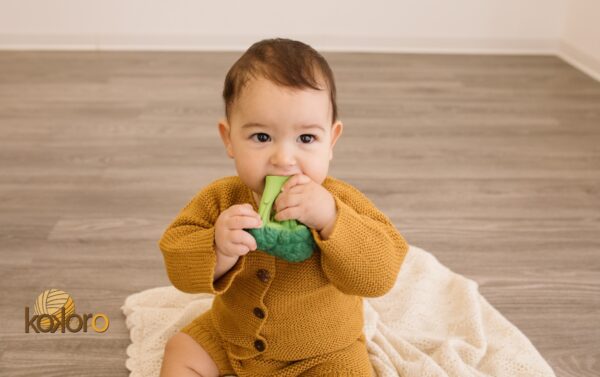 Cardigan in Baby Alpaca- Honey 🍯 ULTIMA TAGLIA 62cm!