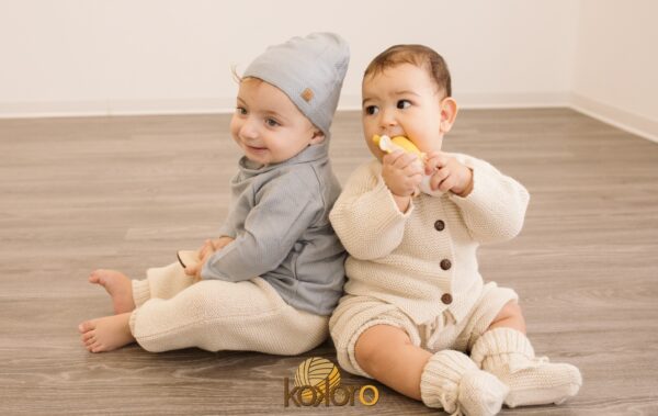 Scarpina in Baby Alpaca-Bianco - immagine 4