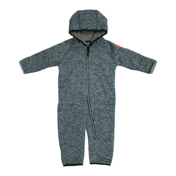 Tuta Outdoor in tessuto tecnico Antivento e Idrorepellente-Grigio