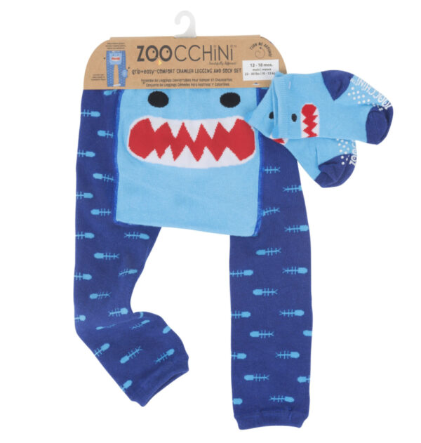 Set Leggings e Calzini Antiscivolo-Sherman lo Squalo 🦈 ULTIMA TAGLIA 12/18mesi!