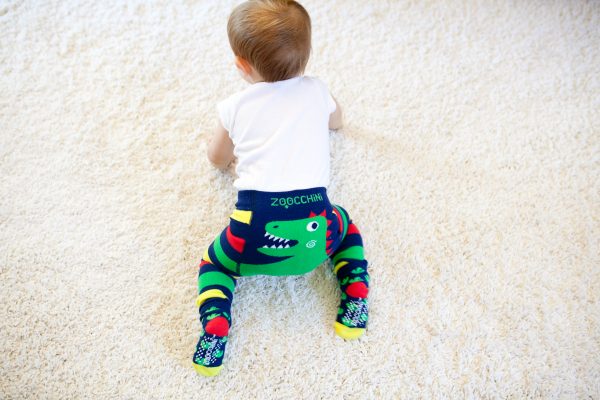 Set Leggings e Calzini Antiscivolo-Devin il Dinosauro ULTIMA TAGLIA 12/18mesi! - immagine 5