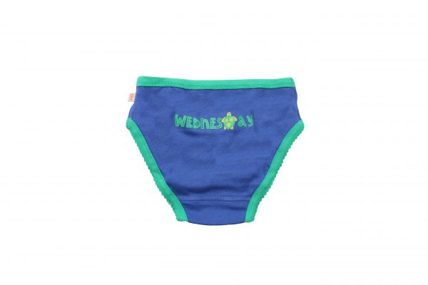 Set 7 Mutandine Bambina in cotone bio-Giorni della settimana - immagine 3