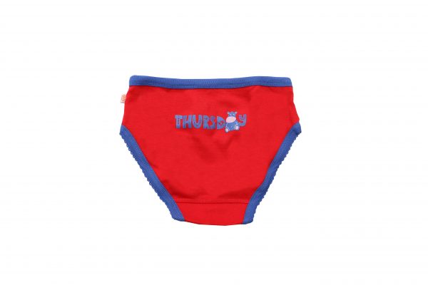 Set 7 Mutandine Bambina in cotone bio-Giorni della settimana - immagine 4