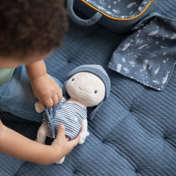 Bambola Baby Jim con accessori e porte-enfant - immagine 3
