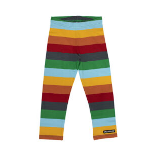 Leggings Righe Arcobaleno in cotone organico