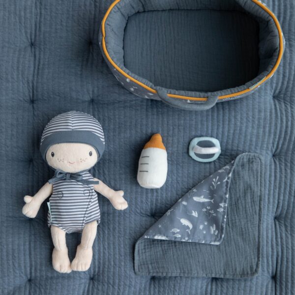 Bambola Baby Jim con accessori e porte-enfant - immagine 2