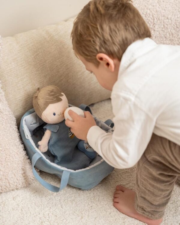 Bambola Baby Jim con accessori e porte-enfant - immagine 5