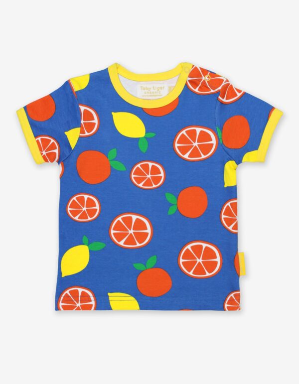 T-Shirt in cotone organico-Arance e Limoni ULTIMA TAGLIA 6-12mesi!