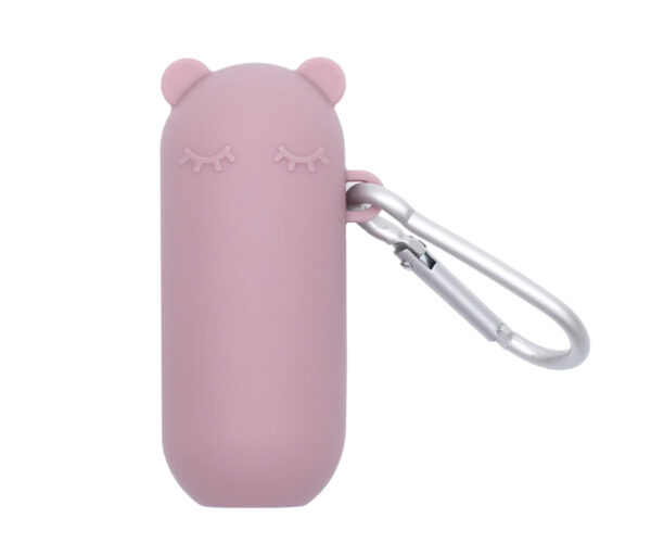 Set Porta Cannuccia in silicone-Lilla - immagine 2