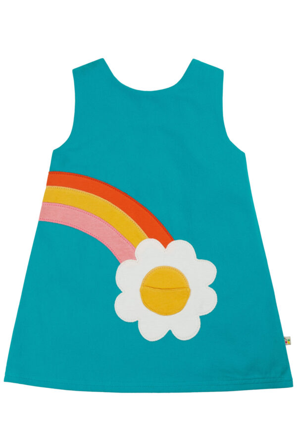 Abito a tubino ricamato con taschina centrale-Flower 🌼