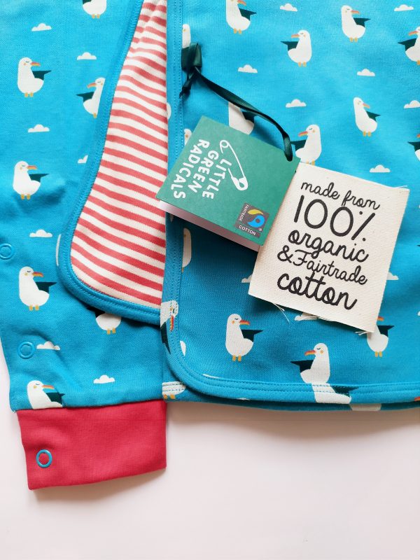 Copertina Reversibile con Cappuccio-Gabbiani - immagine 2
