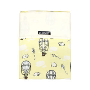 Set Lenzuolo+Federa-Mongolfiere Vintage