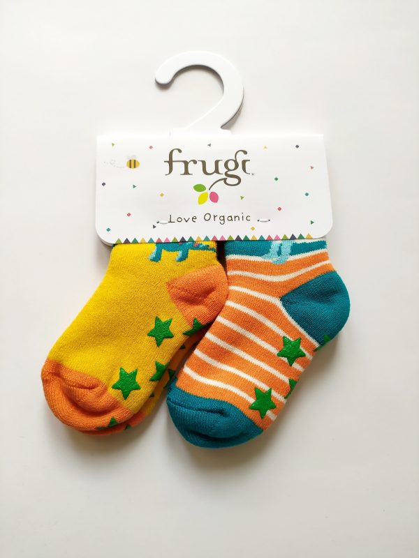 Set 2pack calzini antiscivolo in cotone felpato-Dinosauri