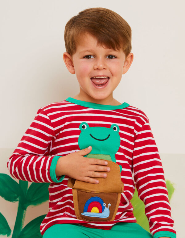 T-Shirt Interattiva a Manica Lunga-Frog 🐸 ULTIMA TAGLIA 18-24mesi! - immagine 4