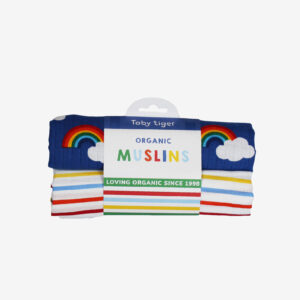 2Pack Mussole-Rainbow&Stripes