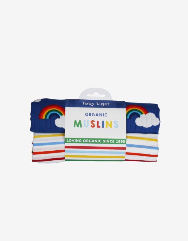 2Pack Mussole-Rainbow&Stripes