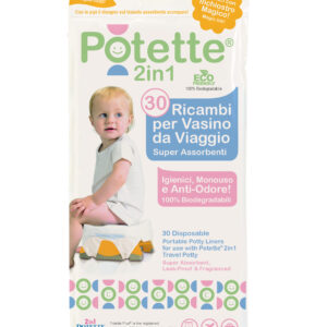 Ricambi biodegradabili per Vasino Potette-2in1 (30 Pezzi)