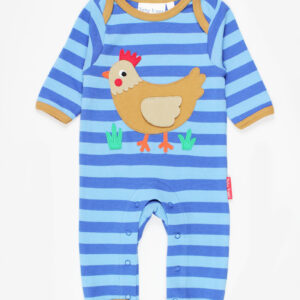 Tutina estiva interattiva in cotone organico-Mamma Pollo e i suoi Pulcini 🐣