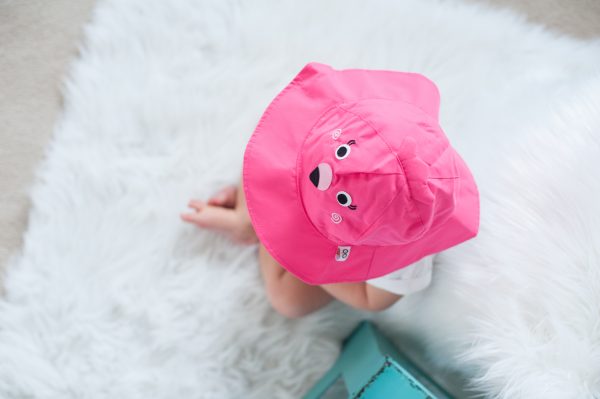 Set Baby Costumino Contenitivo+Cappellino Protezione UPF 50+ Fenicottero 🦩 - immagine 3