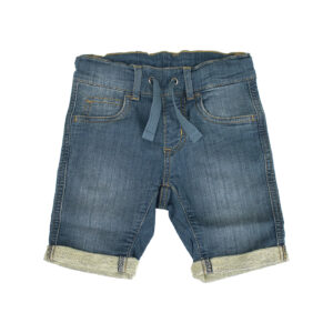 Pantaloni Capri-Washed Ink Denim
