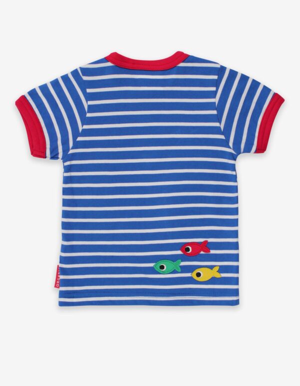 T-Shirt Manica Corta in cotone organico-Crab 🦀 ULTIMA TAGLIA 3/4anni! - immagine 3