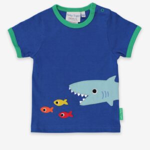 T-Shirt Manica Corta in cotone organico-Shark 🦈