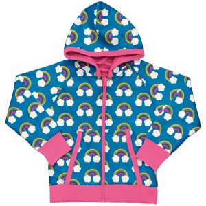 Felpa Reversibile con zip e cappuccio-Farm Rainbow 🌈 ULTIMA TAGLIA 86/92!