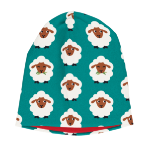Cappello Beanie in Cotone e Velour-Farm Sheep 🐑