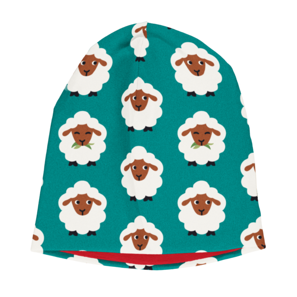 Cappello Beanie in Cotone e Velour-Farm Sheep 🐑