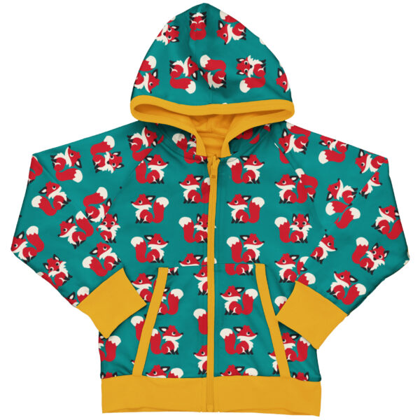 Felpa Reversibile con zip e cappuccio-FOX Ultima taglia 110/116cm!
