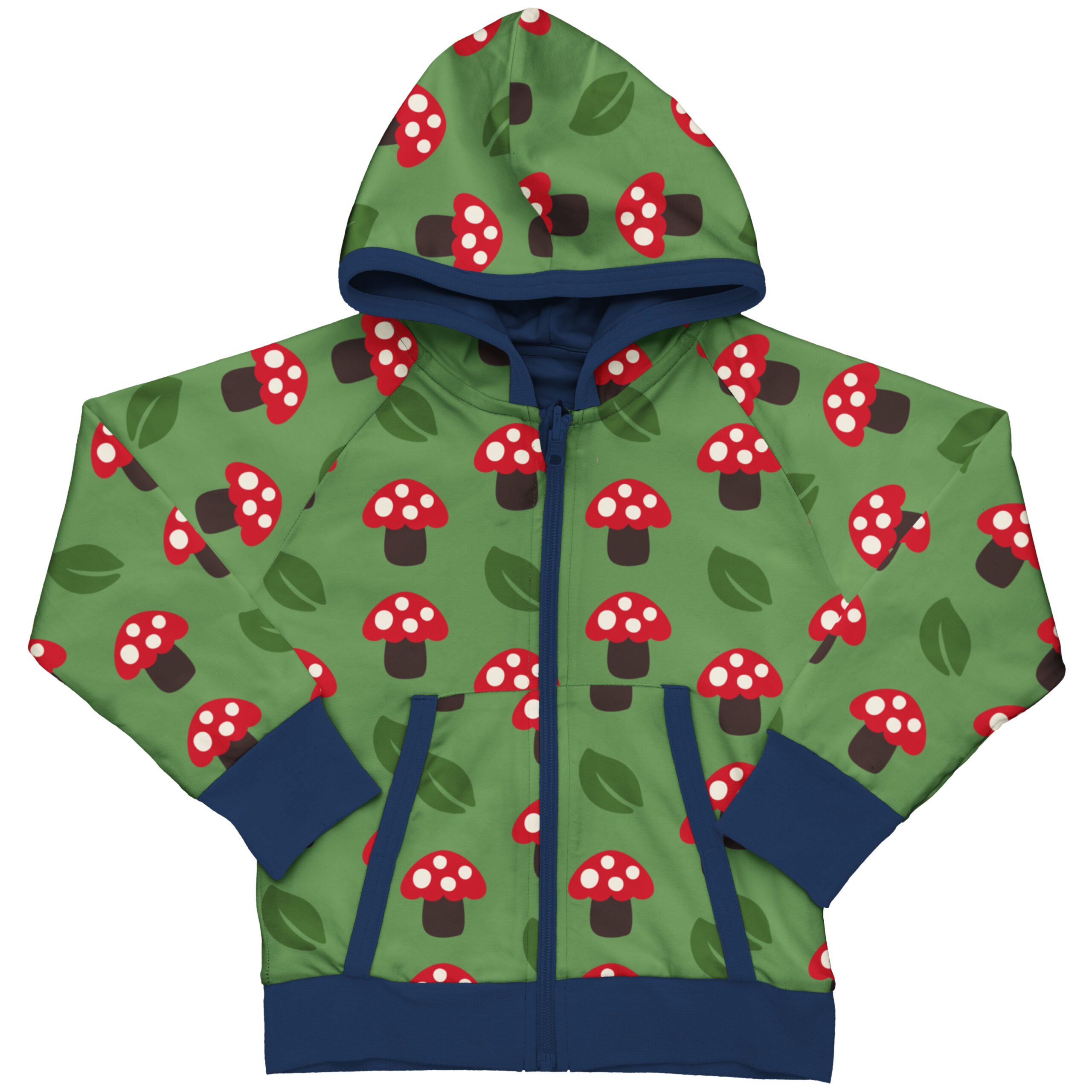 Felpa Reversibile con zip e cappuccio-Mushroom 🍄