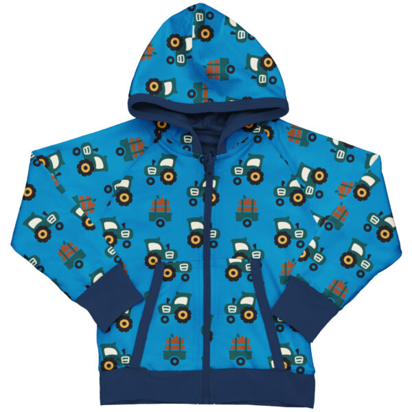 Felpa Reversibile con zip e cappuccio-Tractor 🚜 ULTIMA TAGLIA 98-104cm!