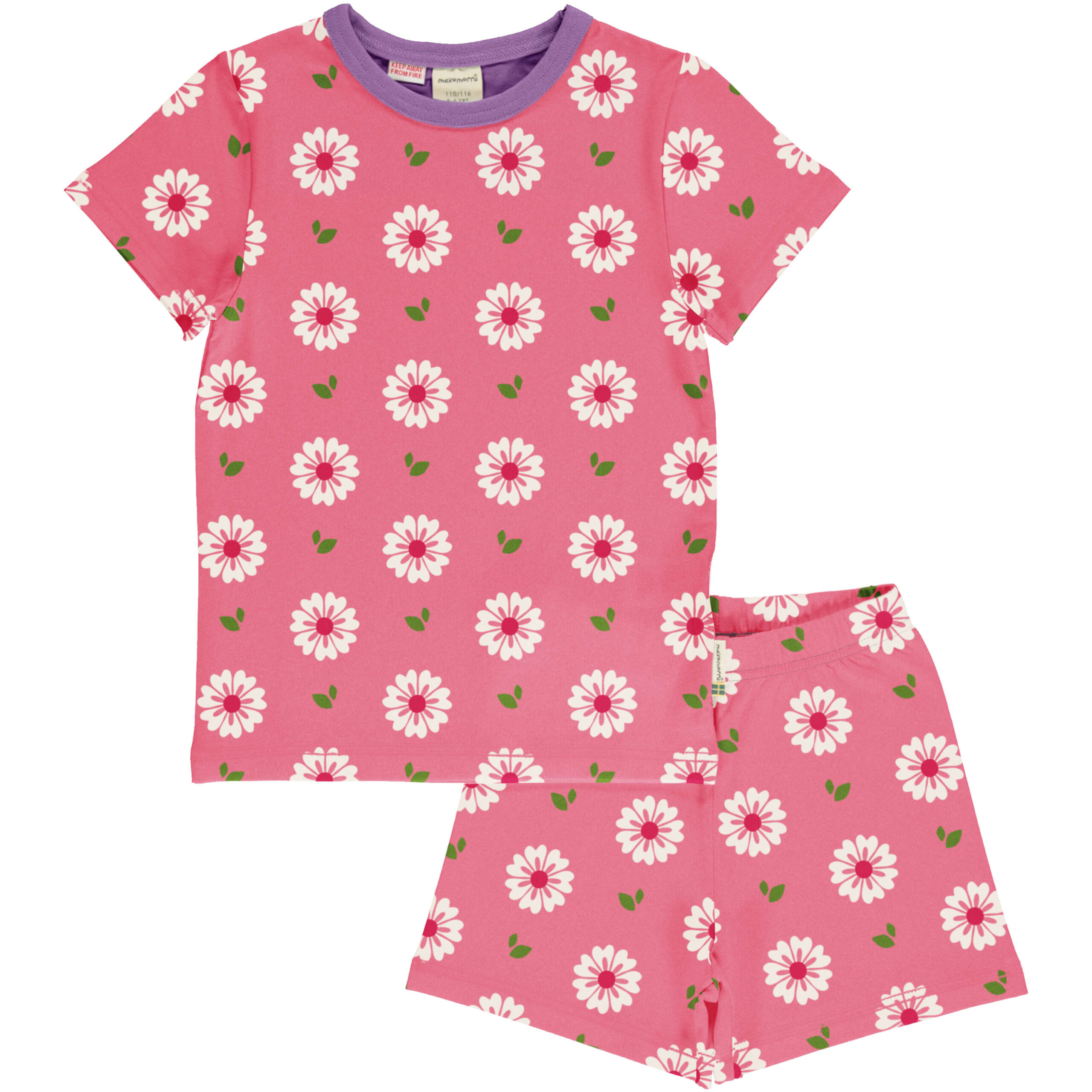 Completino estivo/Pigiama estivo-FLOWERS Ultima taglia 86/92cm!