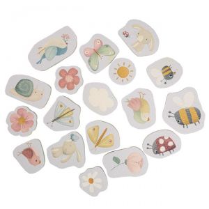 Sagome in foam per il bagnetto-Flowers&Butterflies
