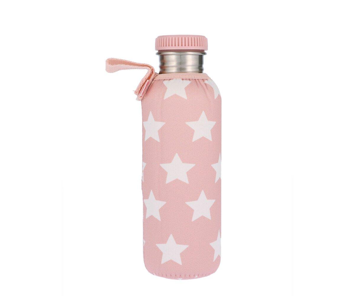 FODERA in Neoprene per Borraccia in Acciaio da 750ml-Stelle rosa