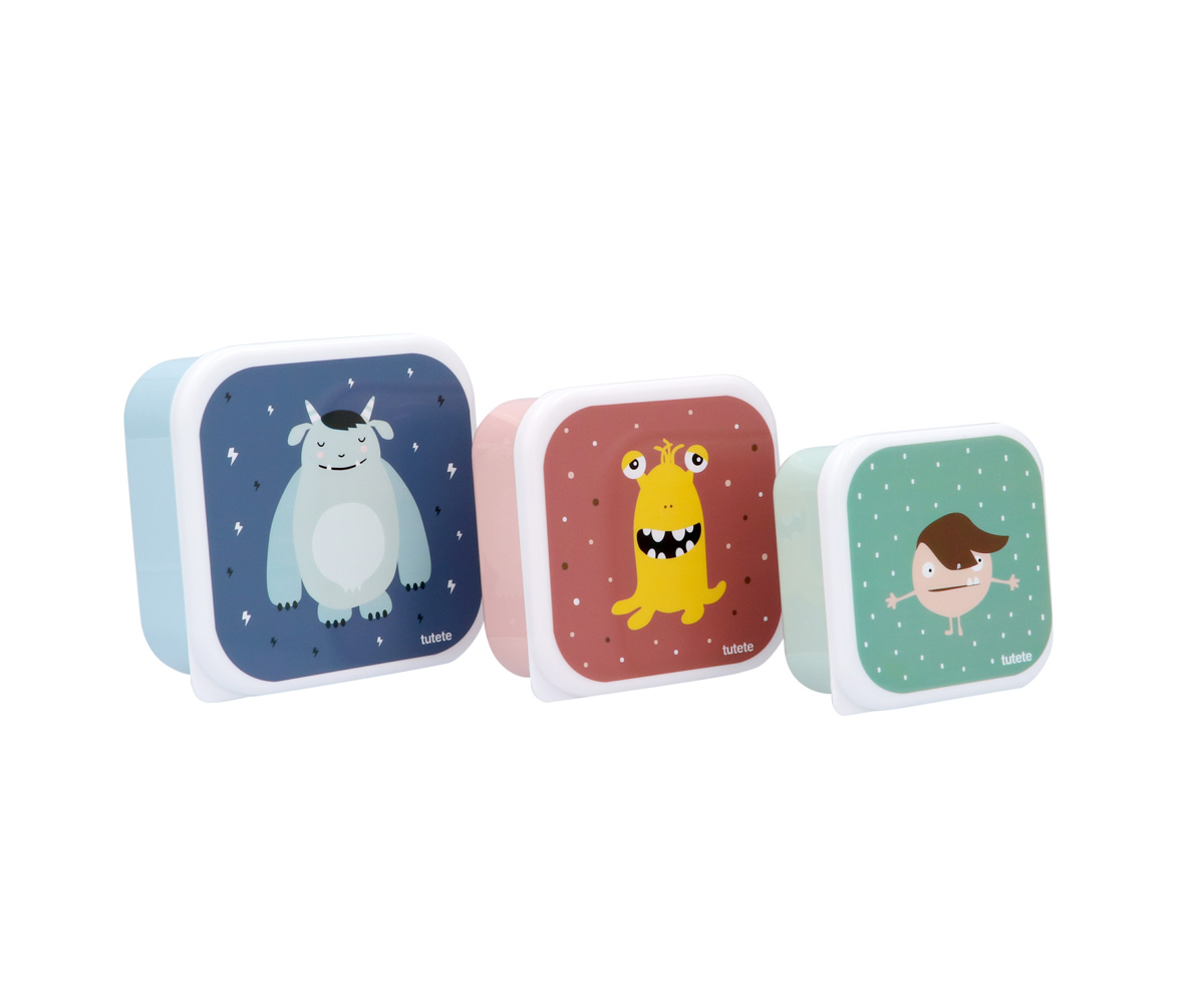 Pack 3 Scatoline Snack-Little Monsters