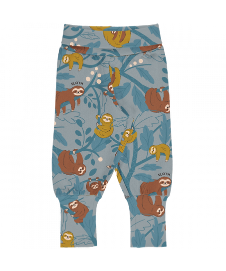 Yoga pants a vita alta in cotone organico-BRADIPO