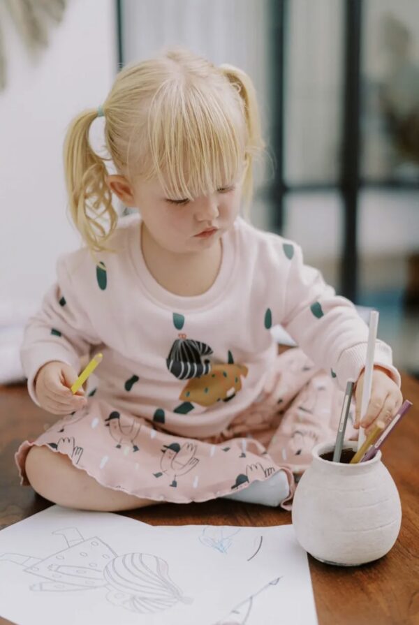 Felpa in cotone felpata-GIRL - immagine 3